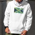 Trunk Candy Distressed Jamaica Flag Modern Fit Men Hoodie