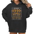 31St Birthday Decoration April 1990 Men Women 31 Years Old Women Hoodie