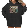 Womens 36 Years Old Gifts Born In 1985 Vintage 36Th Birthday Retro V-Neck Women Hoodie