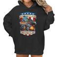 American Pride Classic Fifties Muscle Car Hot Rod Cartoon Women Hoodie