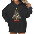 Art Xmas Tree Decor Art Teacher Ugly Artist Christmas Women Hoodie