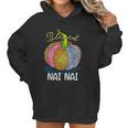 Blessed Nai Nai Pumpkin Leopard Art Grandma Gift Thanksgivin Gift Women Hoodie