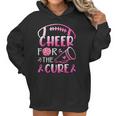 Breast Cancer Awareness Cheer For The Cure V2 Men Women T-Shirt Graphic Print Casual Unisex Tee Women Hoodie