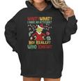 Christmas Grinch Wait What I Have An Attitude Really Whoo Knew Women Hoodie