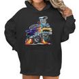 Classic Funny Fifties Muscle Car Hot Rod Dragster Cartoon Women Hoodie