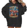 Classic Sixties Muscle Car Funny Dragster Hot Rod Cartoon V2 Women Hoodie