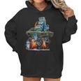 Classic Sixties Muscle Car Funny Dragster Hot Rod Cartoon V3 Women Hoodie