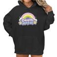 Death Metal Rainbow Yellow Star Unicorn Rock Concert Women Hoodie