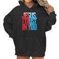 Divine Mercy Jesus I Trust In You St Faustina Women Hoodie