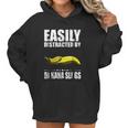 Easily Distracted By Banana Slugs Women Hoodie