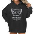 February 1970 50 Years Of Being Awesome Enjoyable Gift 2022 Women Hoodie