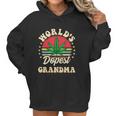 Funny 420 Weed Pot Vintage Matching Worlds Dopest Grandma Women Hoodie