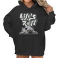 Funny Lazy English Bulldog Life Ruff Gift For Bulldog Mom Women Hoodie