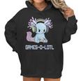 Gamesolotl Axolotl Video Gamer Kawaii Pastel Goth Anime V2 Men Women T-Shirt Graphic Print Casual Unisex Tee Women Hoodie