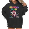 Grandma Shark Funny Mothers Day Cute Gift For Mother Women Hoodie