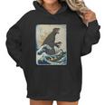 The Great Godzilla Off Kanagawa Funny Women Hoodie