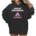 Great Grandma Shark Cute Grandmother Grandparent Gift Women Hoodie