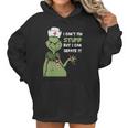 Grinch Nurse I CanFix Stupid But I Can Sedate It Women Hoodie