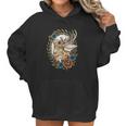 Jackalope With Flowers Women Hoodie