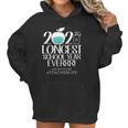 The Longest School Year Ever Apple Wearing Face Mask Teacher 2021 Ver2 Women Hoodie