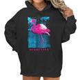 Miami Vice Flamingo Women Hoodie