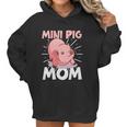 Mini Pig Piglet Swine Farm Animal Piggy Cute Pig Mom Gift Graphic Design Printed Casual Daily Basic Women Hoodie