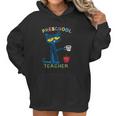 Pete The Cat With Coffee Preschool Women Hoodie