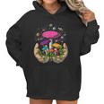 Psychedelic Magic Mushrooms Psilocybin Fungi Hippie Women Hoodie