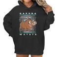 Pumba Ugly Christmas Graphic Women Hoodie