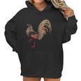 Red Rooster Chicken Women Hoodie