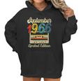 September 1966 55Th Birthday Gift 55 Years Old Men Women Women Hoodie