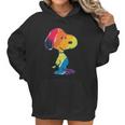 Shirt Rainbow Snoopy Women Hoodie