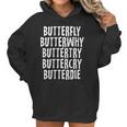 Swimmer Butterfly Butterdie Funny Sports Swimmings Women Hoodie