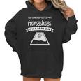 Undisputed Horseshoes Champion Women Hoodie