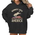 Us Flag Donkey Pox The Disease Destroying America Democratic Women Hoodie