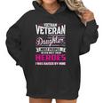 Vietnam Veteran Daughter Cute Gift Raised By My Hero Graphic Design Printed Casual Daily Basic Women Hoodie