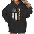 Vintage American Flag Proud Us Air Force Vietnam Veteran Mom Gift Graphic Design Printed Casual Daily Basic Women Hoodie