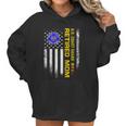 Vintage Usa Flag Us Coast Guard Vietnam Veteran Retired Mom Gift Graphic Design Printed Casual Daily Basic Women Hoodie