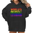 Worlds Okayest Lesbian Rainbow Gay Pride Homo Lgbt Women Hoodie