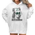 Drankin Funny Saint Patricks Day Clover Beer Franklin Irish Women Hoodie