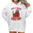 Randy Macho Man Savage Have A Macho Christmas Graphic Women Hoodie