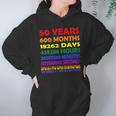 19692019 50Th Pride Anniversary 50 Years 600 Months Rainbow Women Hoodie Gifts for Her