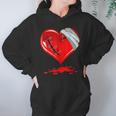 Black Broken Heart Men Women Pastel Goth Valentine Women Hoodie Gifts for Her