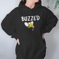 Buzzed Funny Bumblebee And Wine Beekeeping Beekeeper Women Hoodie Gifts for Her