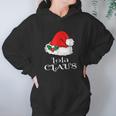 Christmas Lola Claus Matching Pinay Pajama Santa Hat Women Hoodie Gifts for Her