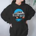 Classic Seventies Muscle Car Funny Dragster Hot Rod Cartoon Women Hoodie Gifts for Her