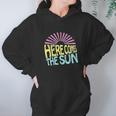 Here Comes The Sun Women Cute Sunshine Graphic Funny Letter Print Women Hoodie Gifts for Her