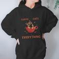 A Cup Of Coffee And Cats Solve Everything Creative 2022 Gift Women Hoodie Gifts for Her