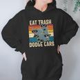 Eat Trash Dodge Cars Retro Raccoon Trash Panda Funny Raccoon Women Hoodie Gifts for Her