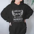 February 1970 50 Years Of Being Awesome Enjoyable Gift 2022 Women Hoodie Gifts for Her